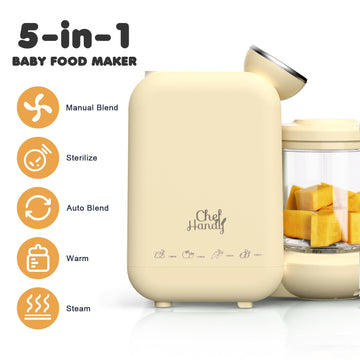 ChefHandy Baby Food Processor Yellow